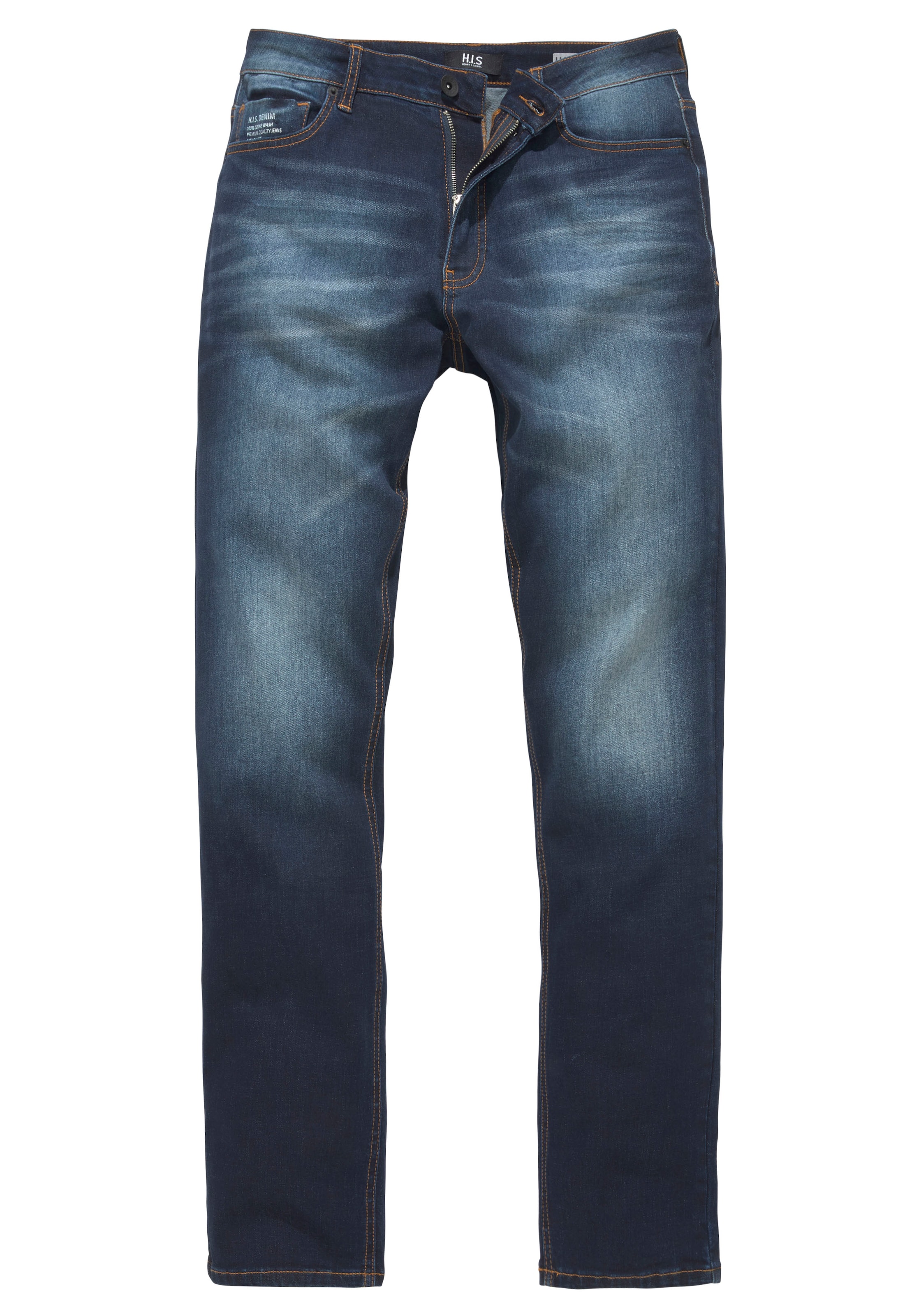 H.I.S Jeans in Blue: front