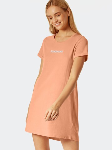 Chemise de nuit 'Summer Night' SCHIESSER en orange : devant