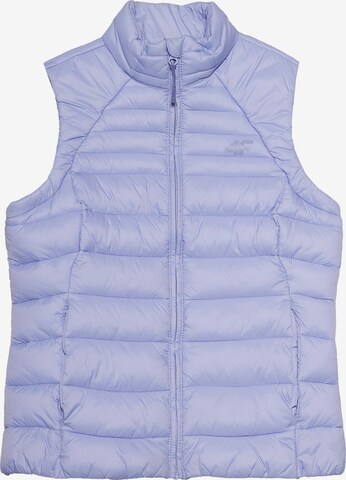 Gilet de sport 4F en bleu : devant