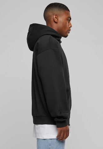 Urban Classics Zip-Up Hoodie in Black