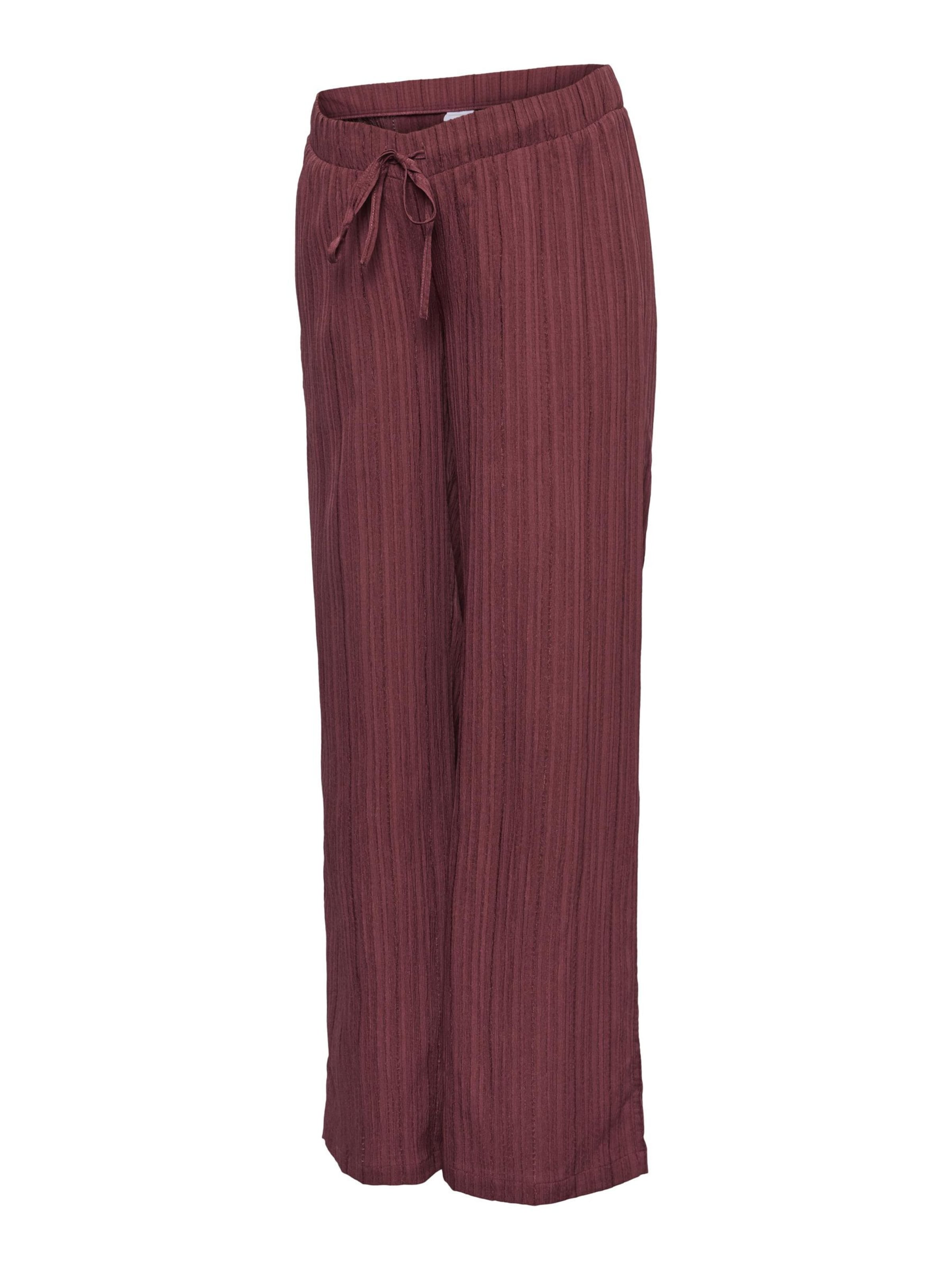 MAMALICIOUS - Pierna ancha Pantalón en rojo: frente