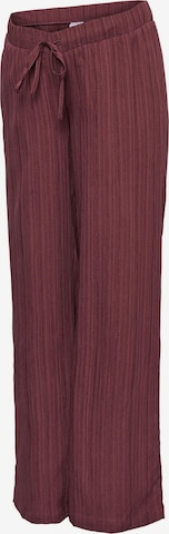 MAMALICIOUS - Pierna ancha Pantalón en rojo: frente