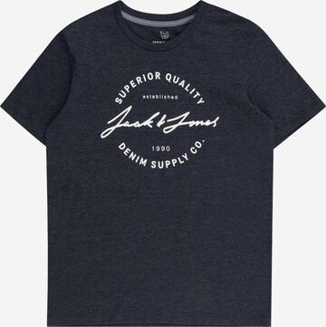 Jack & Jones Junior Tričko – modrá: přední strana