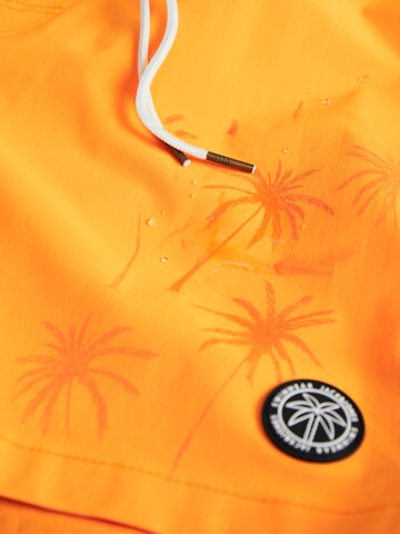 JACK & JONES Zwemshorts 'MALTA' in Oranje