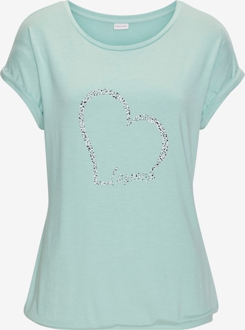 LASCANA T-Shirt in Grün: Vorderseite