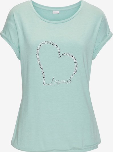 Marškinėliai iš LASCANA, spalva – mėtų spalva / juoda / balta, Prekių apžvalga