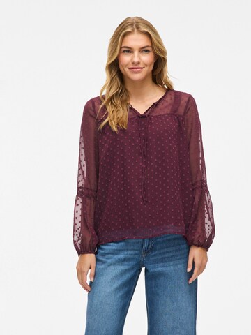VILA Bluse 'VIEdee' i rød: forside
