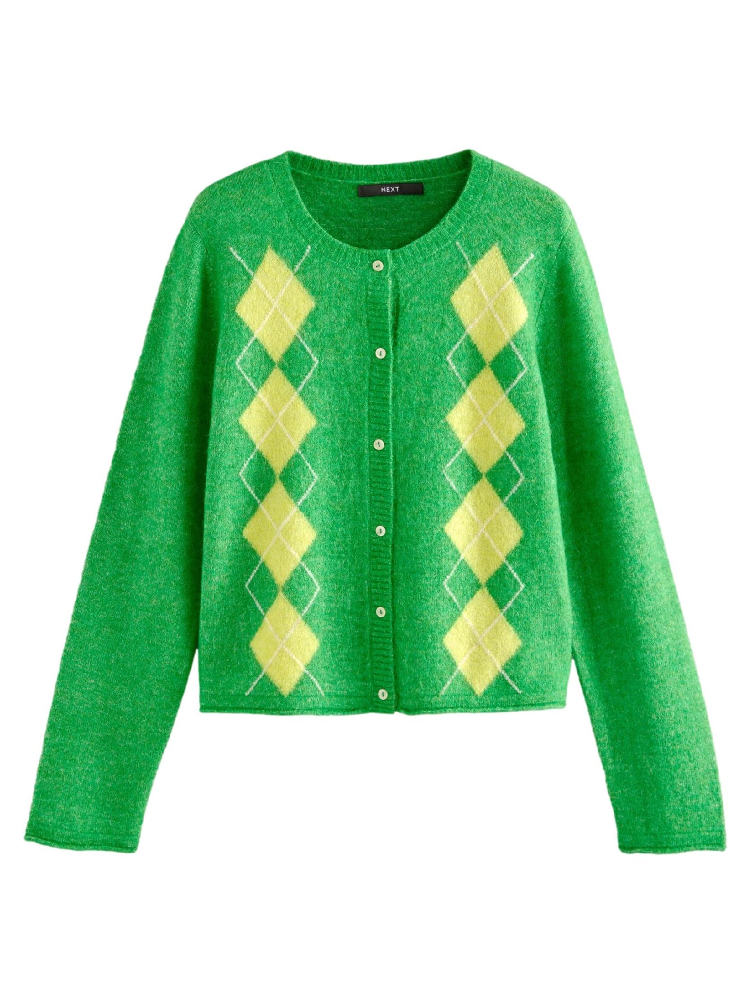 Next - Casaco de malha em verde: frente