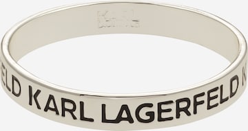 Bracelet Karl Lagerfeld en noir : devant