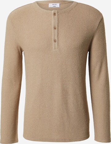 DAN FOX APPAREL Sweater 'Arian' in Brown: front