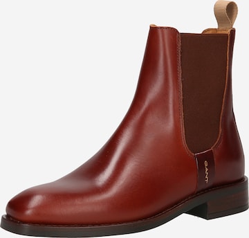 GANT - Botas chelsea 'Fayy' em castanho: frente