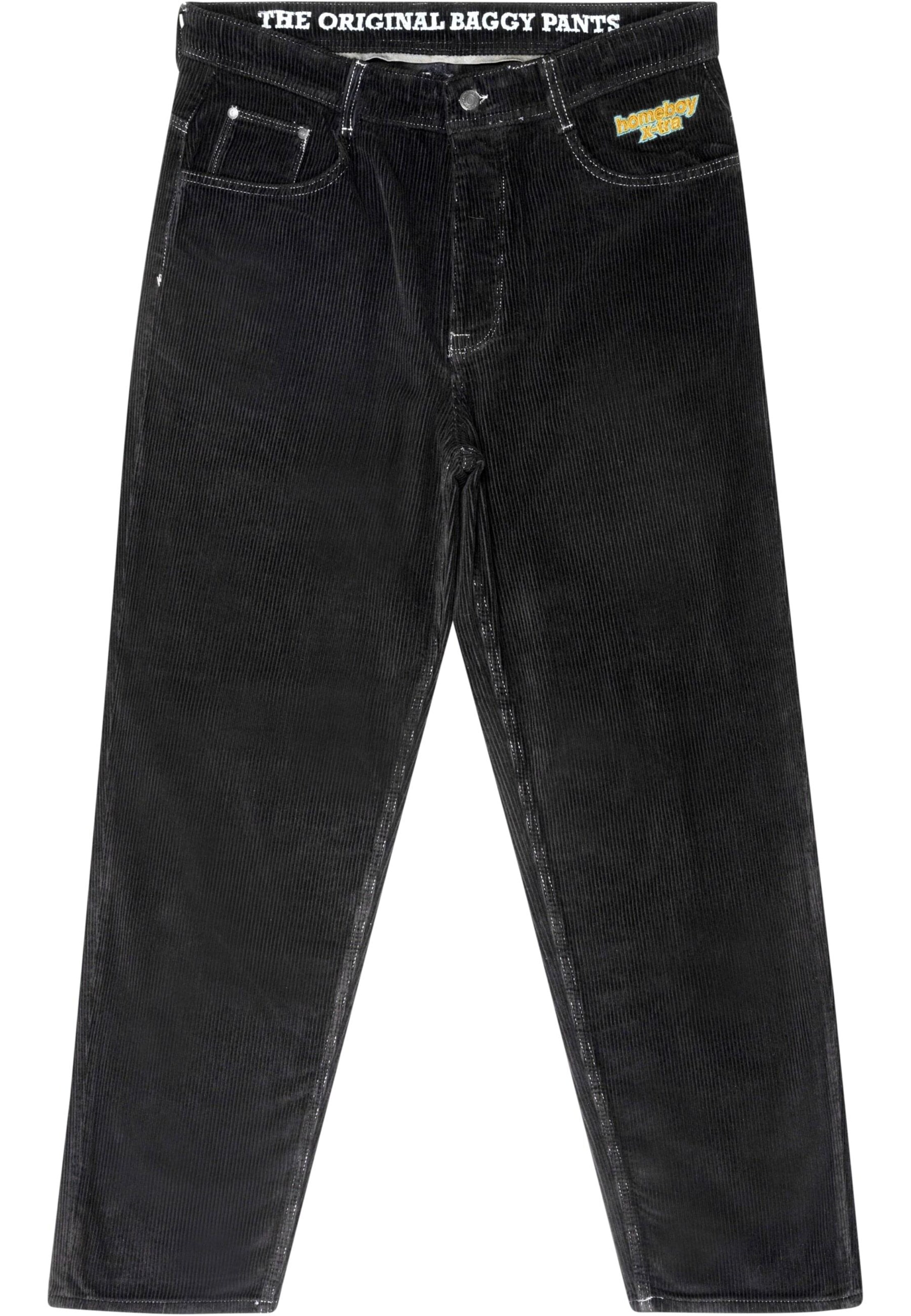 HOMEBOYHlače 'Homeboy x-tra' - crna boja: prednji dio