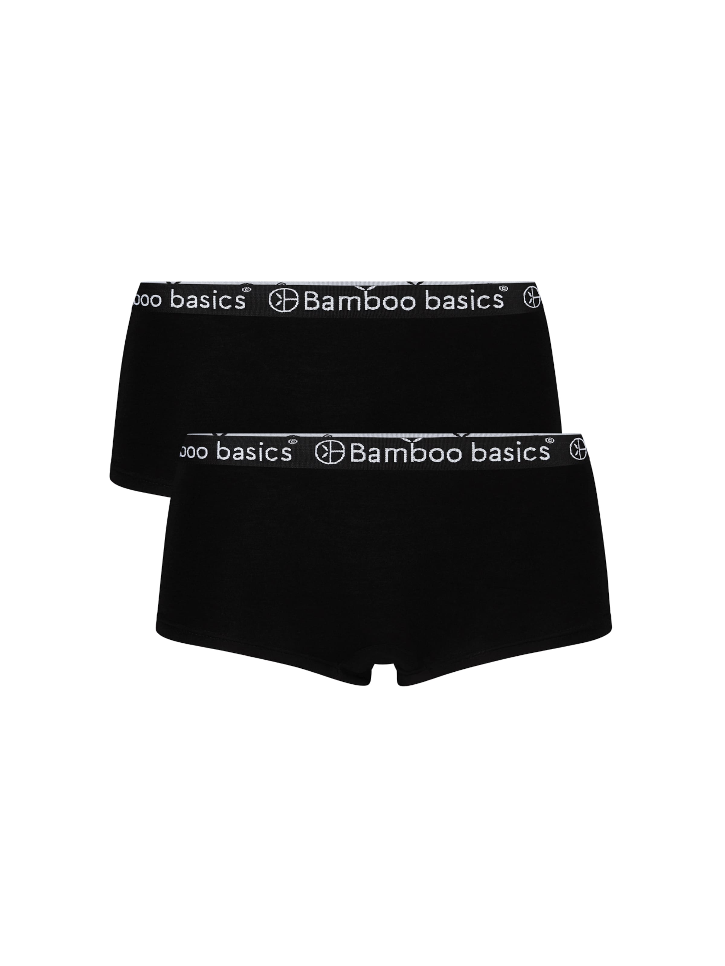 Bamboo basics Slip 'Iris' in Black: front