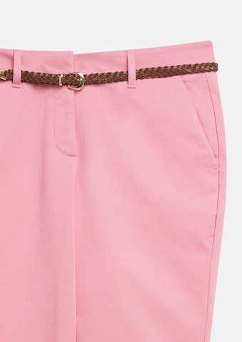 Regular Pantalon COMMA en rose