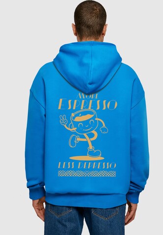 Merchcode Sweatshirt 'Espresso' in Blau: Vorderseite