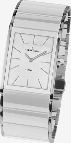 Jacques Lemans Analog Watch in White: front