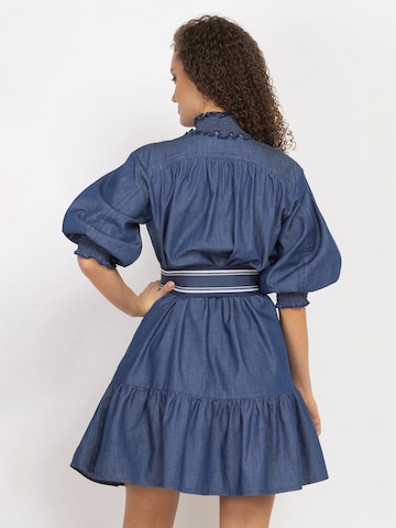 JIORO Dress 'ESSENTIALS' in Blue