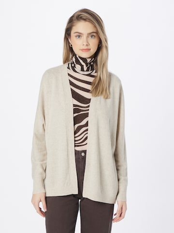 COMMA Knit Cardigan in Beige: front