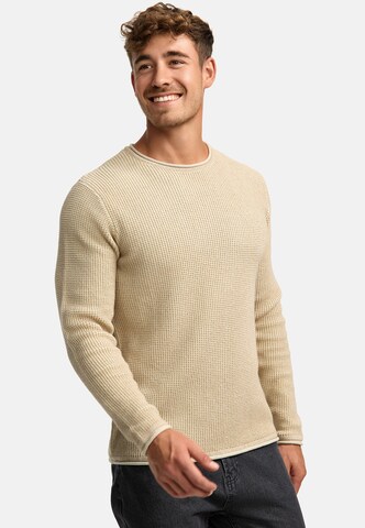 INDICODE JEANS Trui ' Petri ' in Beige