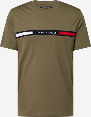 TOMMY HILFIGER Μπλουζάκι σε πράσινο: μπροστά