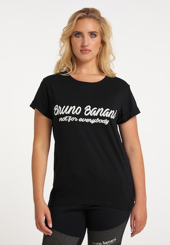 T-shirt 'Perry' BRUNO BANANI en noir : devant