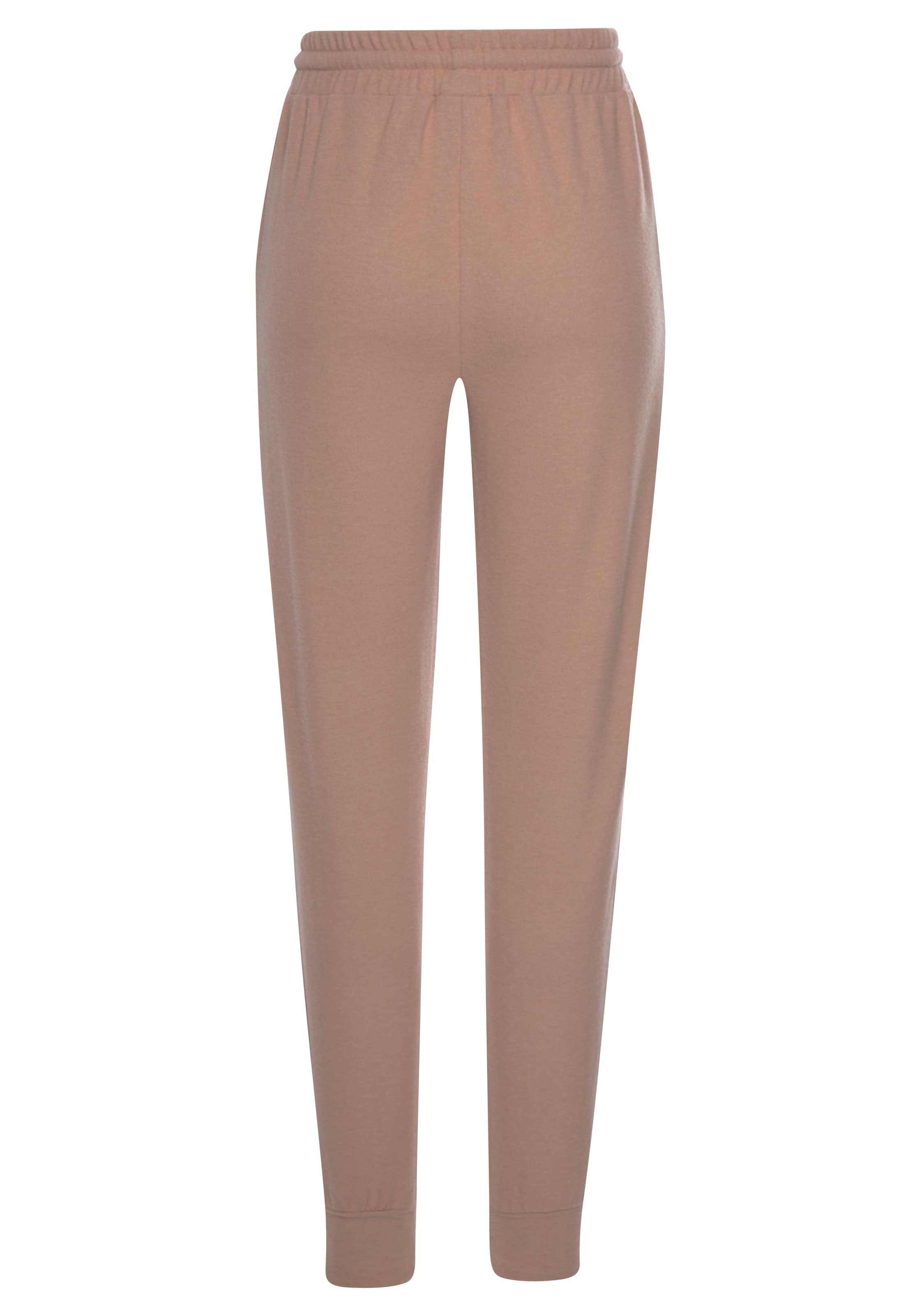 LASCANA Ozke Hlače | bež barva