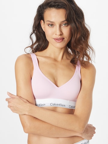 Calvin Klein Underwear - Bustier Sujetador en rosa: frente