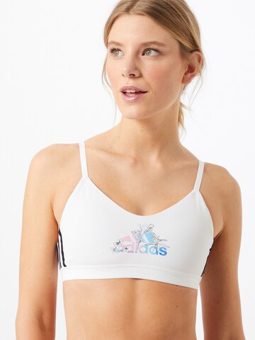 ADIDAS PERFORMANCE Bustier Sportmelltartók 'NINI' - fehér: elől