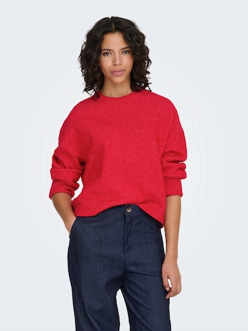 ONLY Pulover 'ONLSIMONI' | rdeča barva: sprednja stran