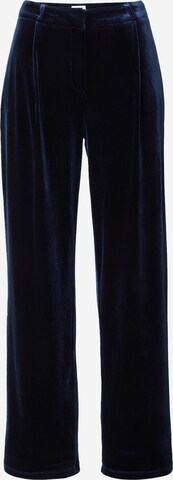 Hoermanseder x About You Wide leg Pleat-front trousers 'Tara' in Blue: front