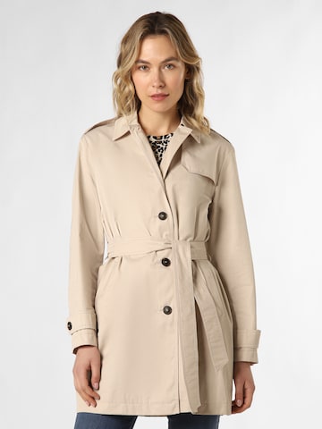 Fuchs Schmitt Between-Seasons Coat in Beige: front