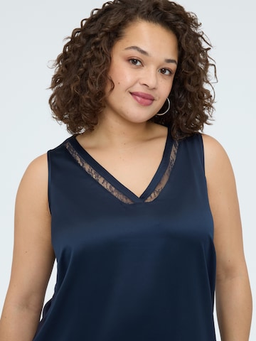 Fiorella Rubino - Top en azul