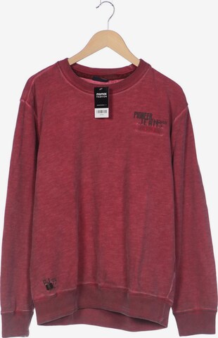 PIONEER Sweatshirt & Zip-Up Hoodie in XL in Red: front