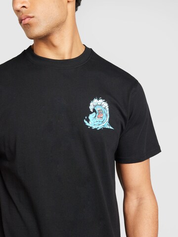 Santa Cruz - Camiseta 'Screaming Wave' en negro
