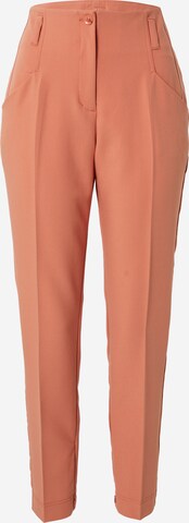 regular Pantaloni con piega frontale di Summum in arancione: frontale