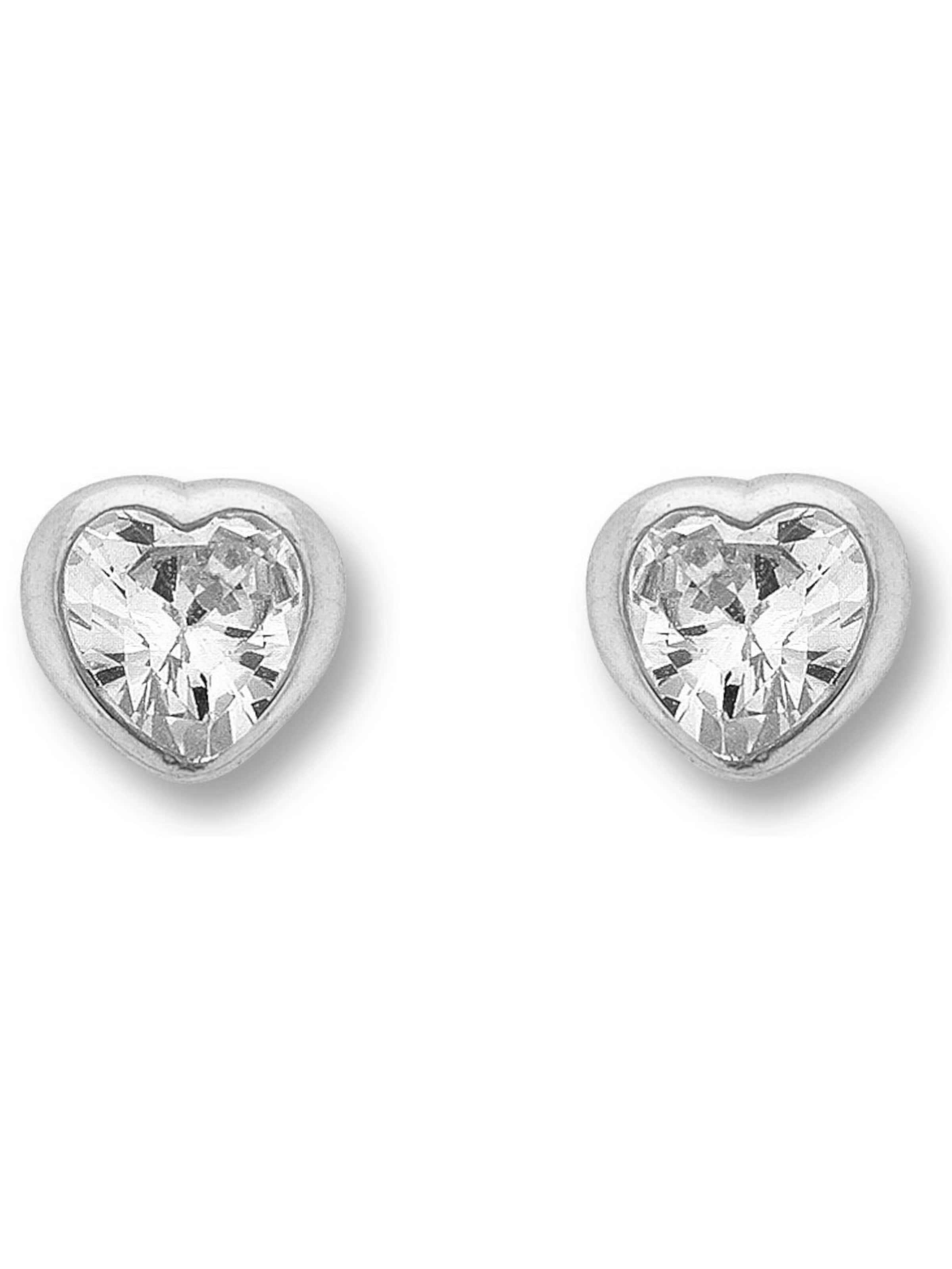 ONE ELEMENT Ohrringe in Silber: Vorderseite