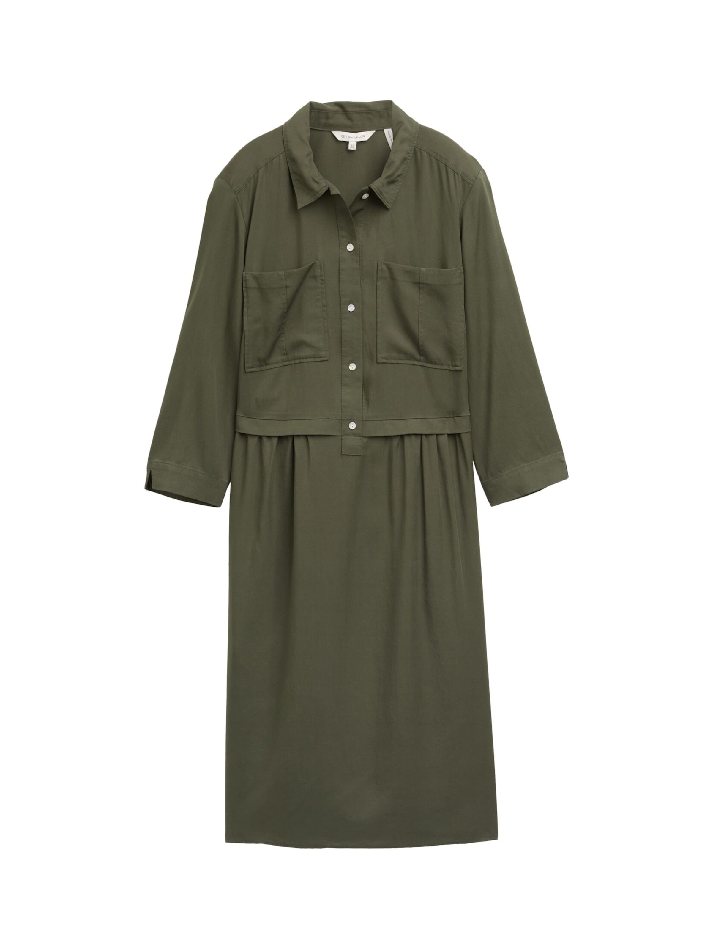 TOM TAILOR Kleid in Grün: Vorderseite