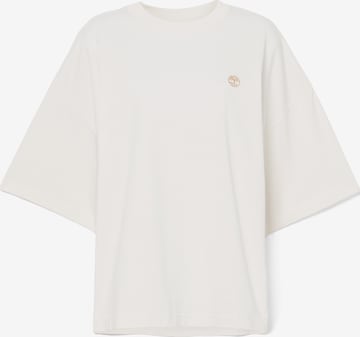 TIMBERLAND Majica | bela barva: sprednja stran