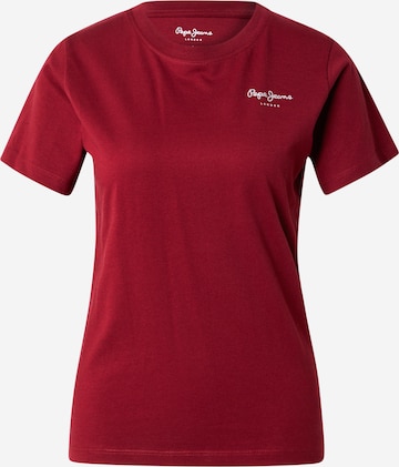 Pepe Jeans T-Shirt 'TOM' in Rot: Vorderseite