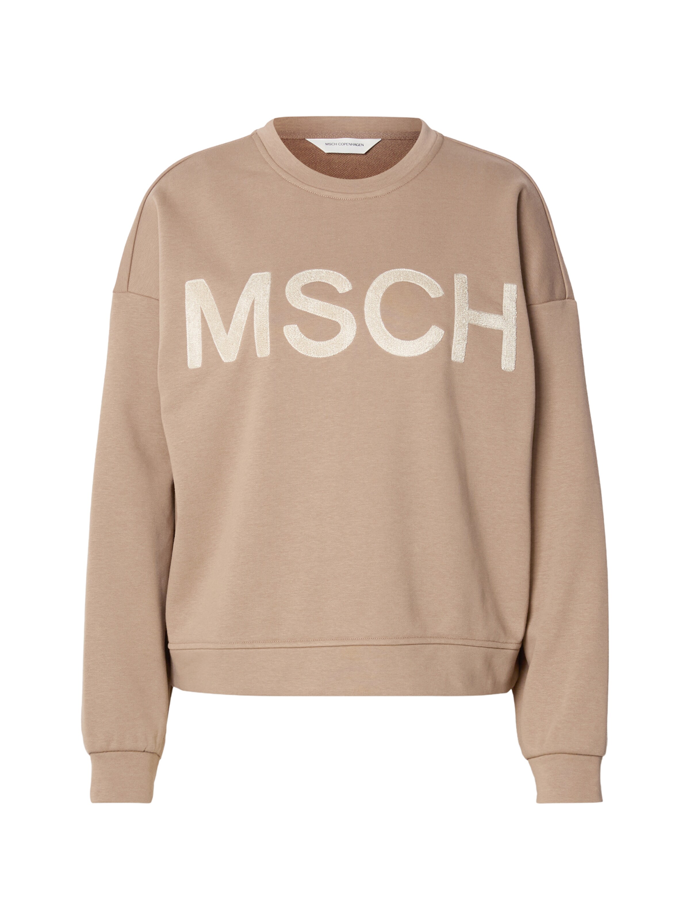 Sweat-shirt 'Mela Briena' MSCH COPENHAGEN en marron : devant