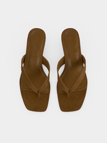 STEVE MADDEN Σαγιονάρες διχαλωτές 'Tracie' σε μπεζ