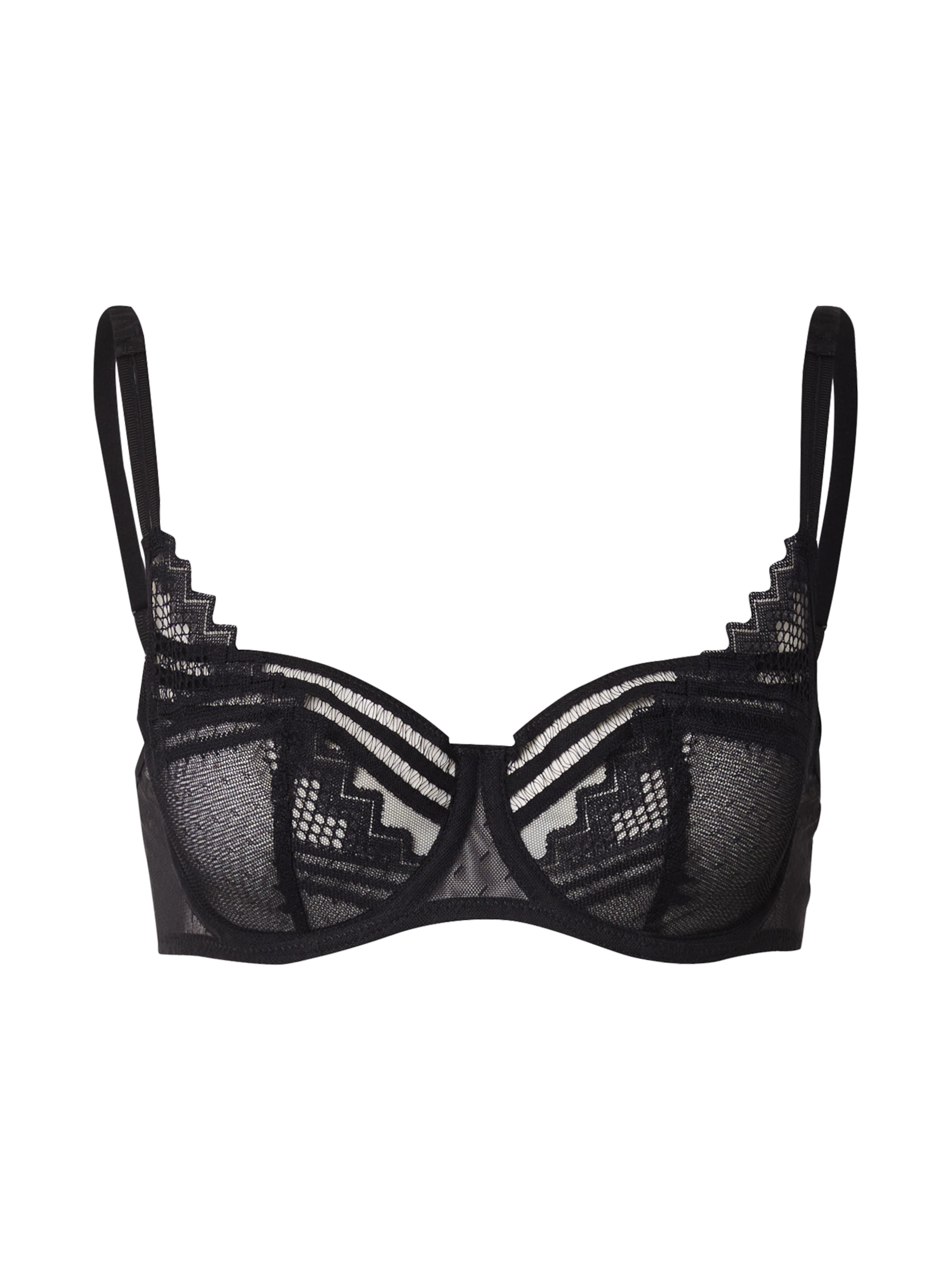 PASSIONATA - Clásico Sujetador en negro: frente