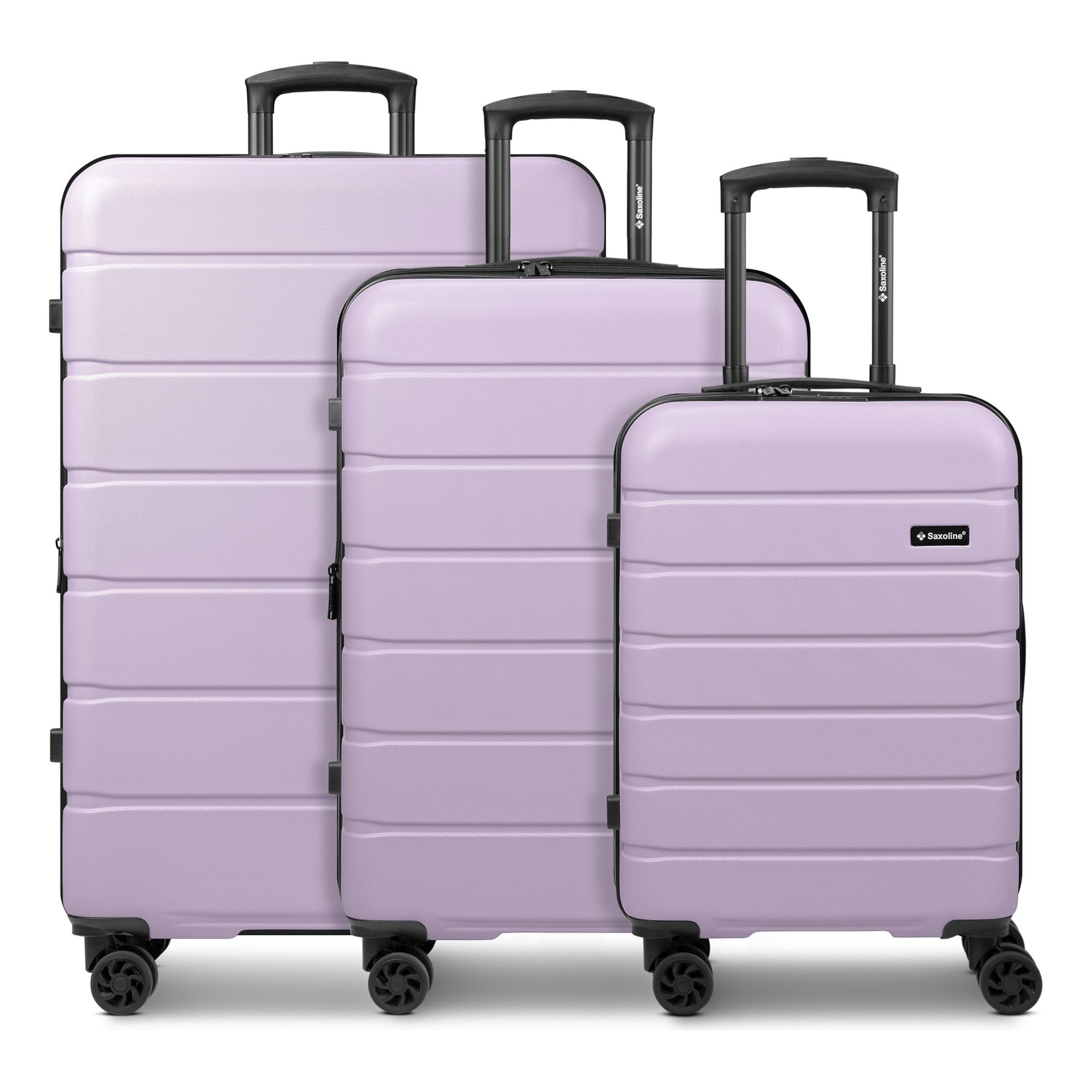 Saxoline Suitcase set 'Miami' in Purple: front