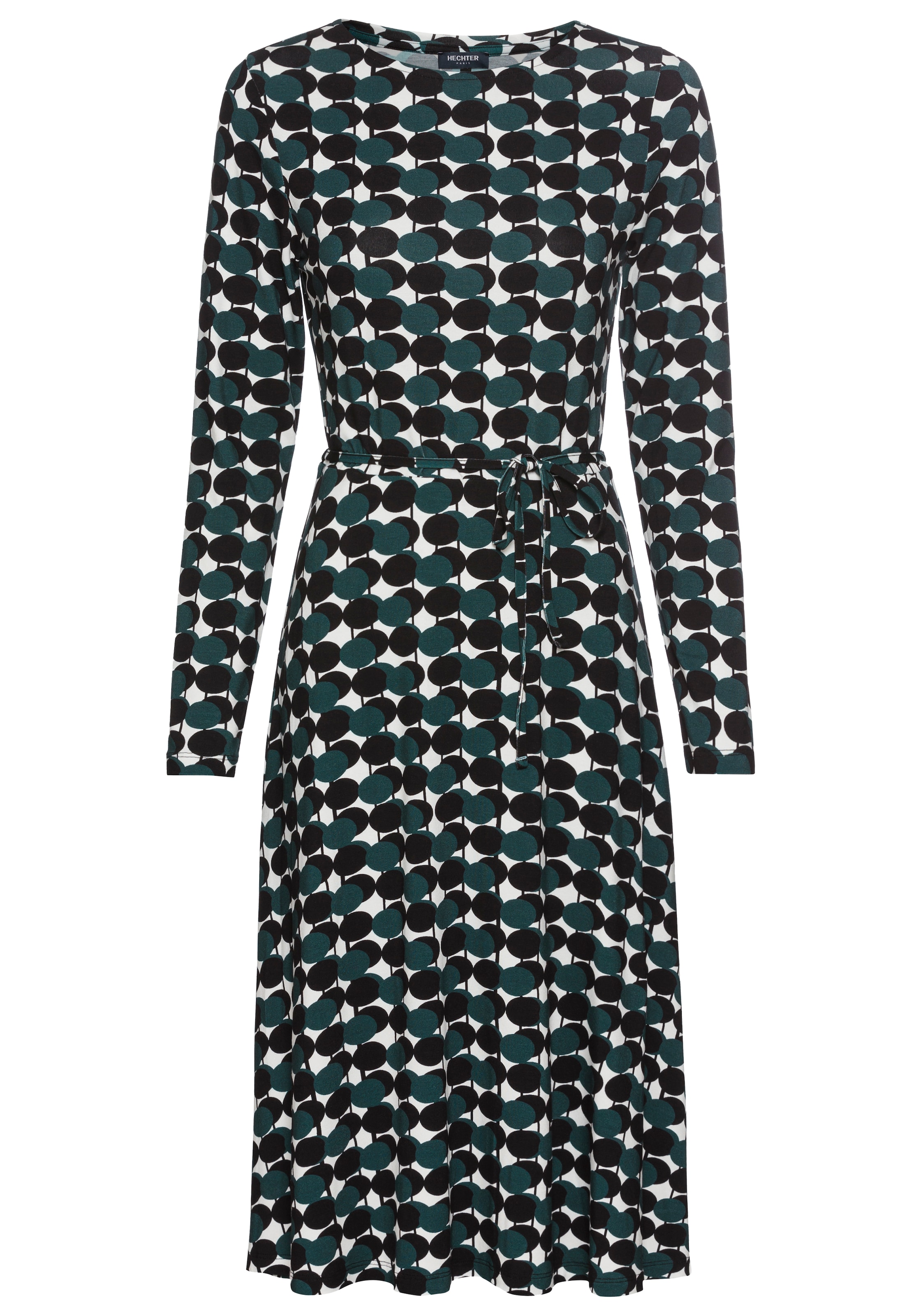 HECHTER PARIS Kleid in Schwarz: Vorderseite