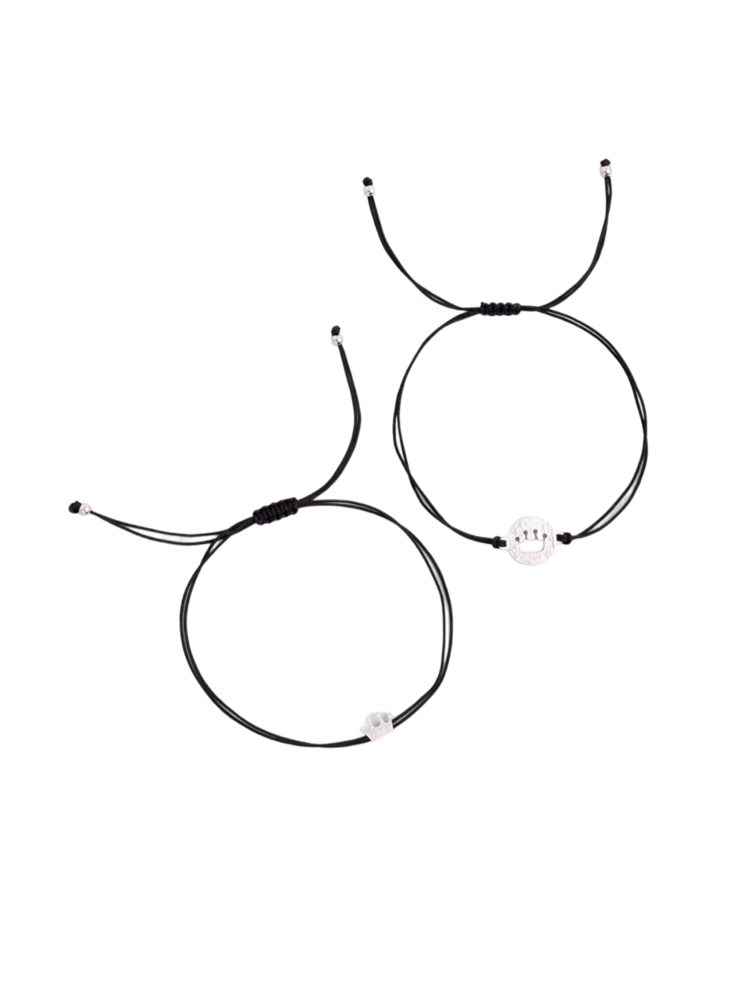 Bracelet So Chic en noir : devant