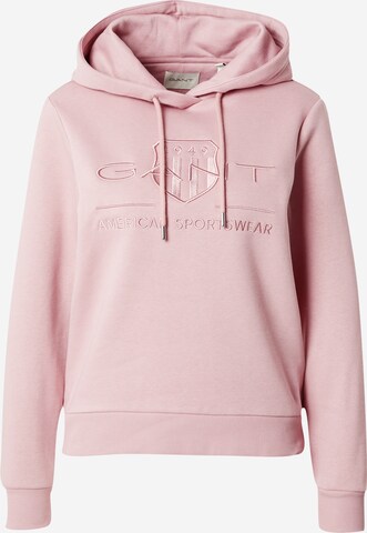 GANT Sweatshirt in Roze: voorkant