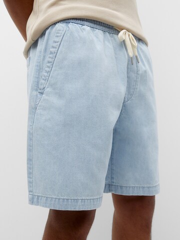 Pull&Bear Loosefit Shorts in Blau