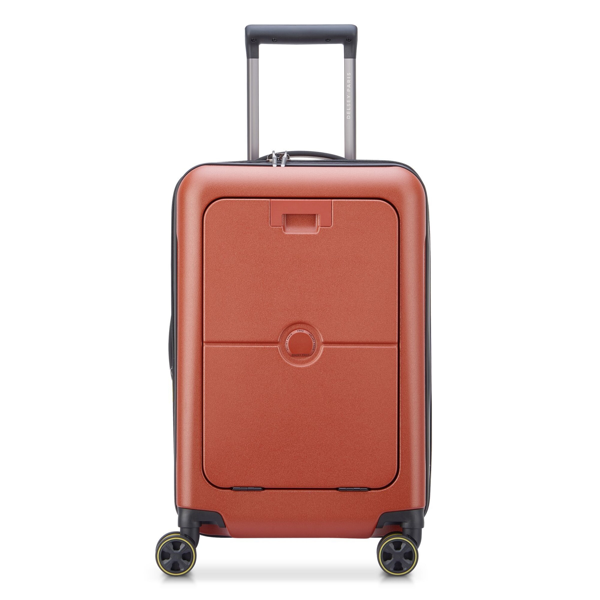 Delsey Paris Trolley in Oranje: voorkant