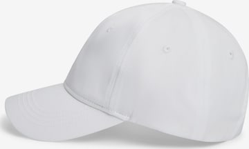 TOMMY HILFIGER Шапка с козирка в бяло: отпред