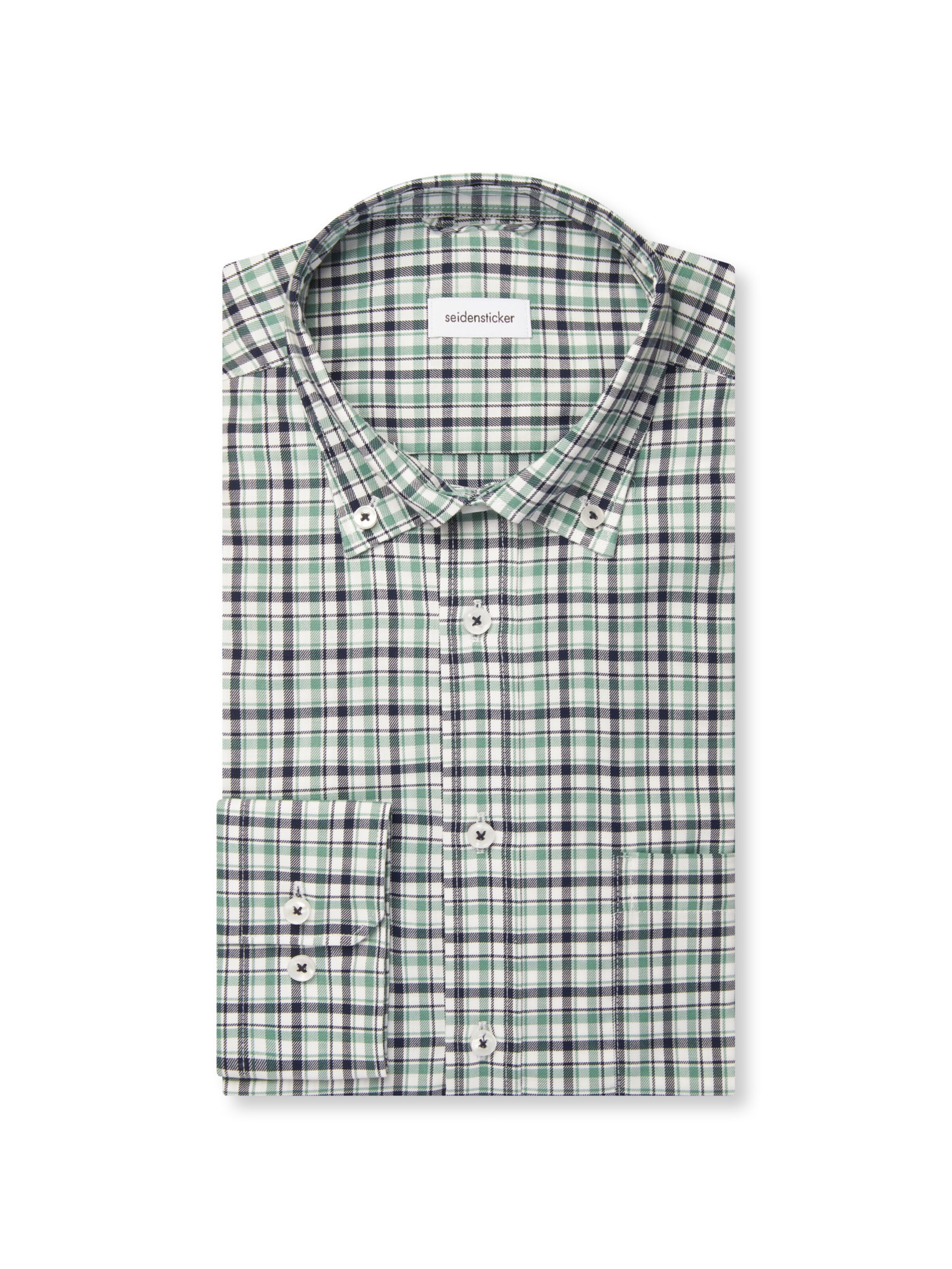 Coupe regular Chemise SEIDENSTICKER en vert